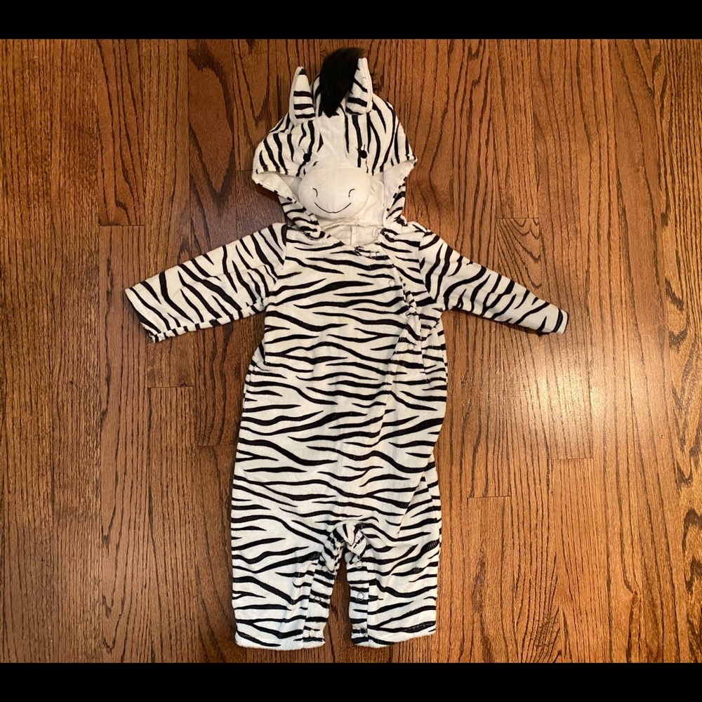Pottery Barn Kids BABY ZEBRA Infant Baby Costume 0-6 Months
